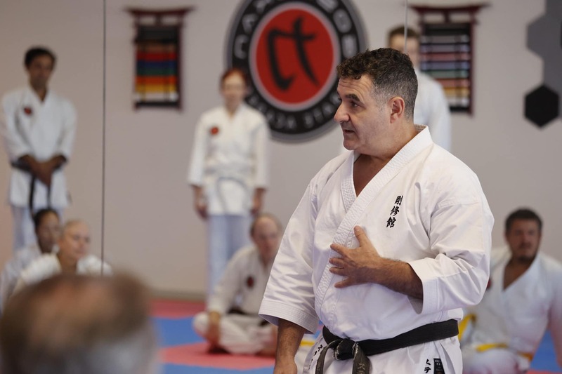 Shihan Stacey Karetsian officially opens our new Karate Dojo in Phillip, ACT